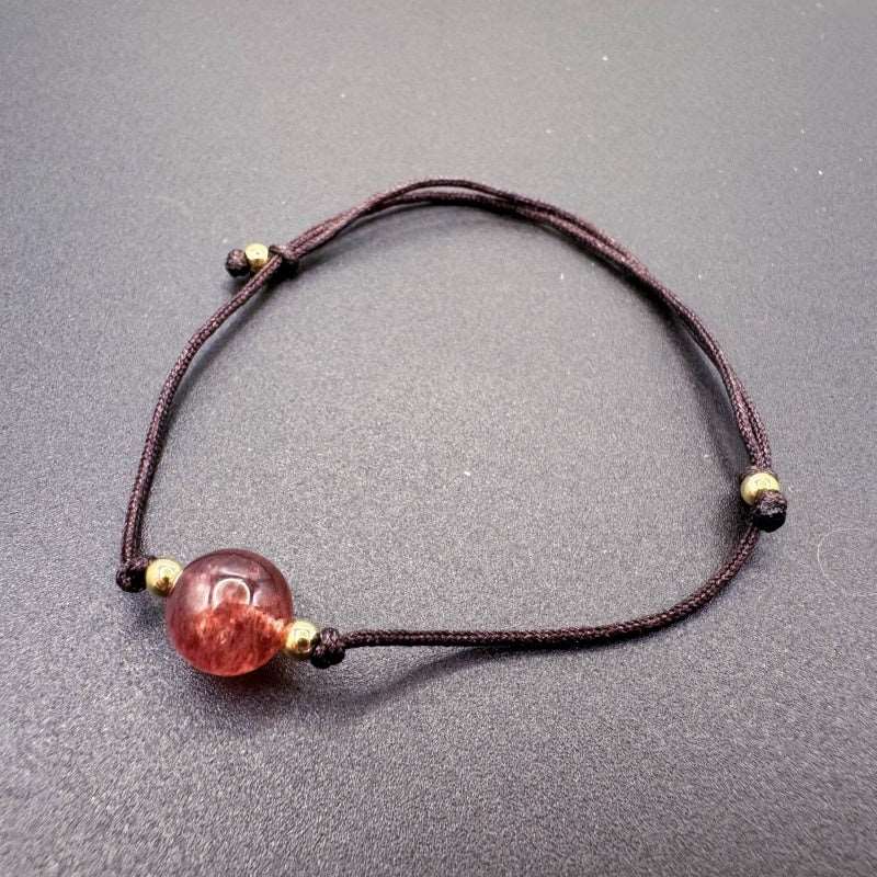 Crystal Bead Simple Lucky Bracelet - GalaxGrace Bestgift