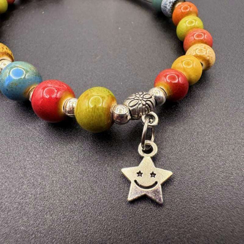 Ethnic Style Colorful Porcelain Bracelet - GalaxGrace Bestgift