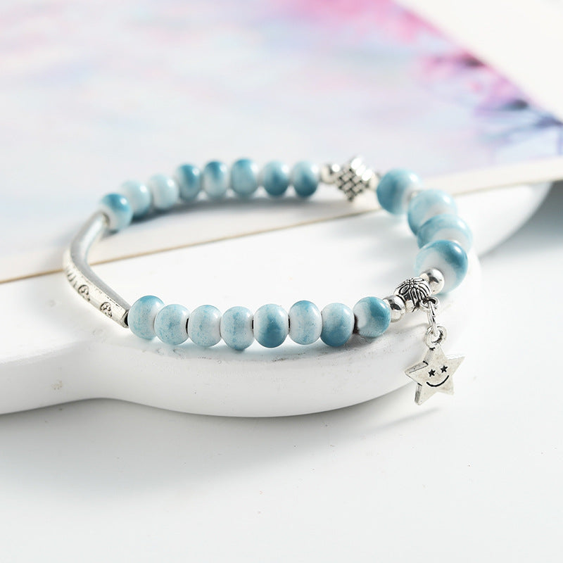 Ethnic Style Colorful Porcelain Bracelet - GalaxGrace Bestgift