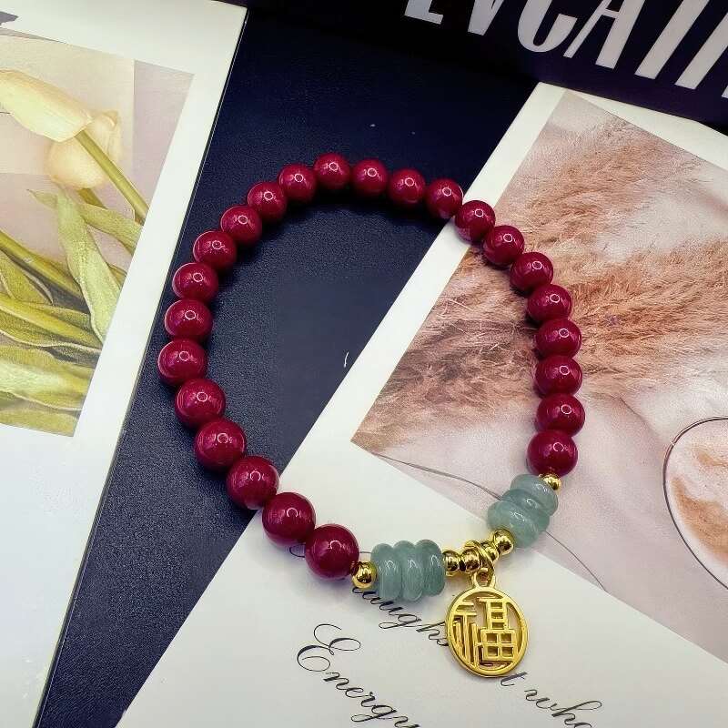 Fortune Lucky Cinnabar Bracelet Zodiac Year - GalaxGrace Bestgift