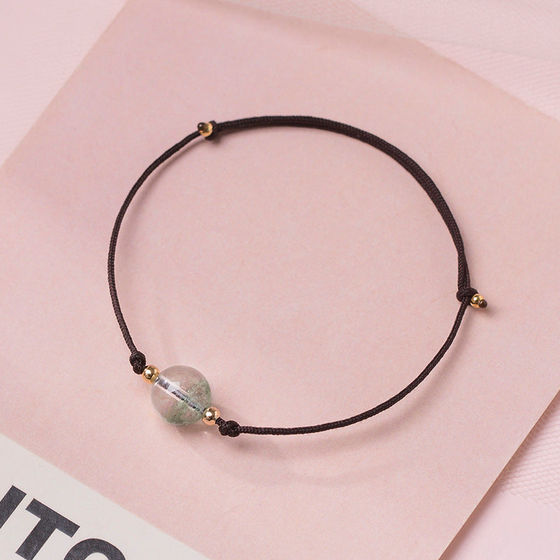 Crystal Bead Simple Lucky Bracelet - GalaxGrace Bestgift