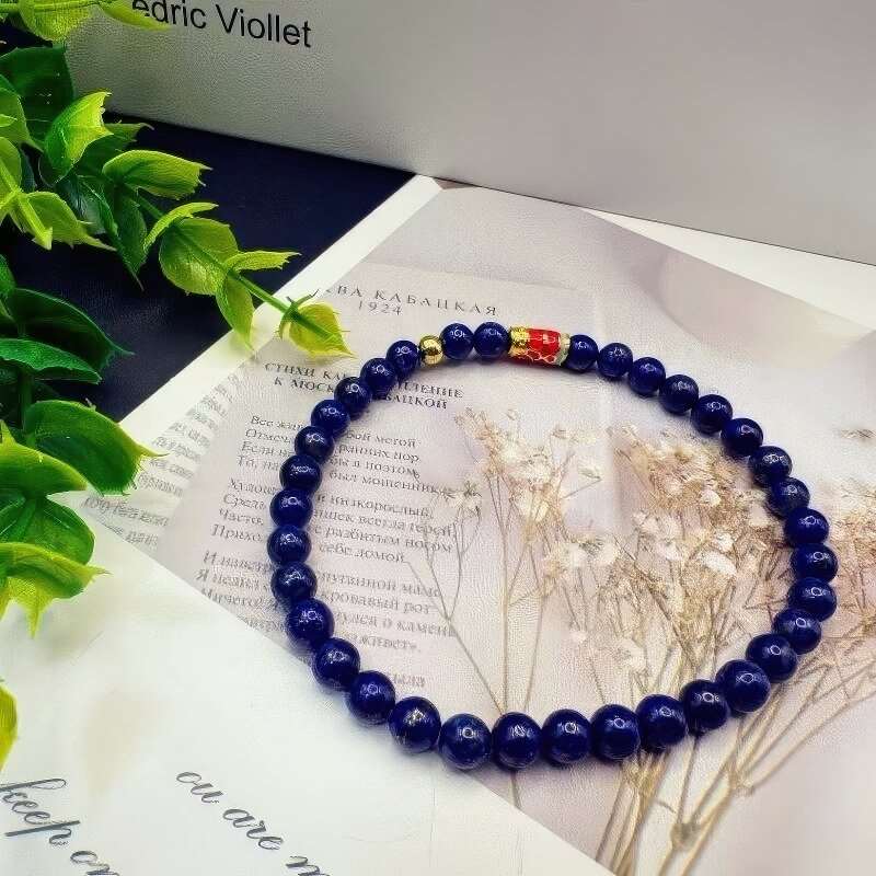 Lapis Lazuli Ethnic Style Koi Turn Luck Bead Bracelet - GalaxGrace Bestgift