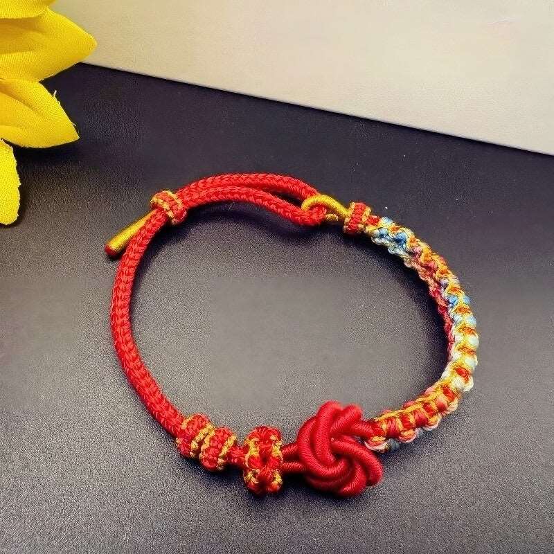 Mandala Peach Blossom Knot Peace and Joy Bracelet - GalaxGrace Bestgift