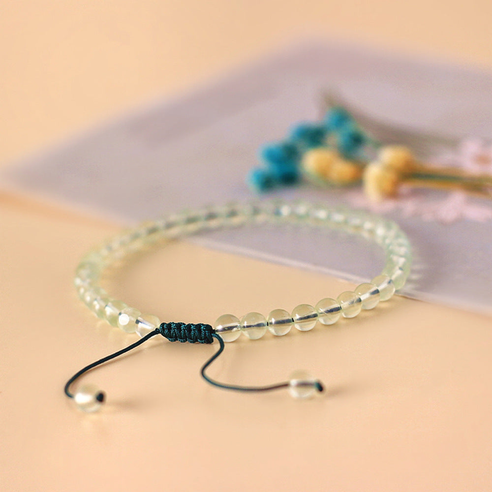 Mini Natural Vintage Grape Jade Bracelet Extremely Thin - GalaxGrace Bestgift