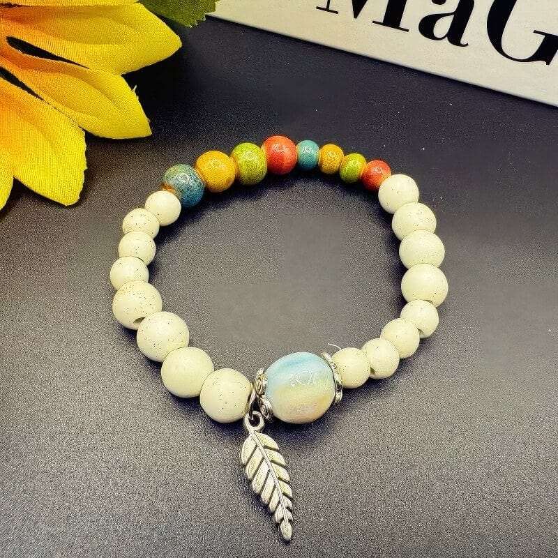 Simple Versatile Chinese Style Retro Porcelain Bracelet - GalaxGrace