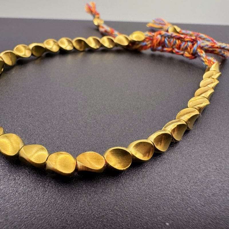 Tibetan Hand-woven Copper Bead Bracelet - GalaxGrace Bestgift