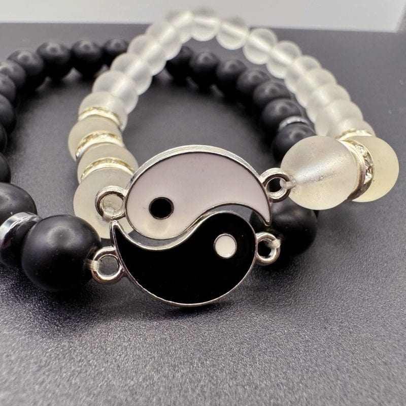 Volcanic Stone White Pine Couple Bracelets - GalaxGrace Bestgift