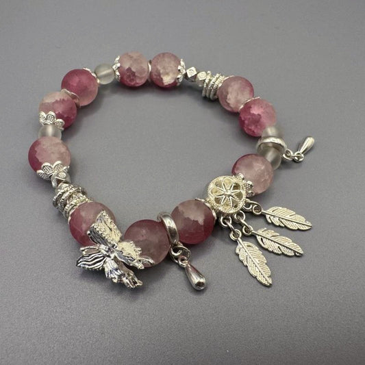 [GIFT ONLY] Ancient Style Octagonal Star Glass Beaded Bracelet - GalaxGrace