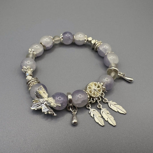 [GIFT ONLY] Ancient Style Octagonal Star Glass Beaded Bracelet - GalaxGrace