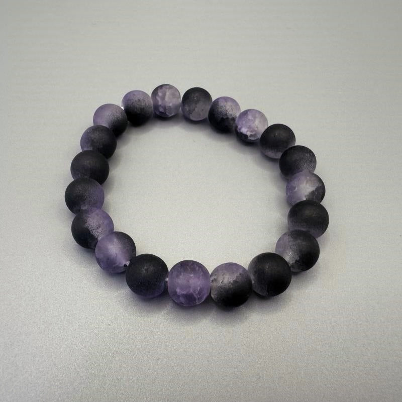 [GIFT ONLY] Frosted Glass Beaded Bracelet - GalaxGrace