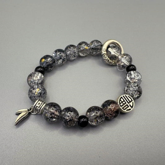 [GIFT ONLY] Ice crack glass beaded bracelet - GalaxGrace