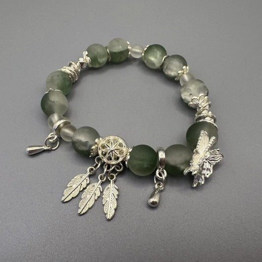 [GIFT ONLY] Ancient Style Octagonal Star Glass Beaded Bracelet - GalaxGrace