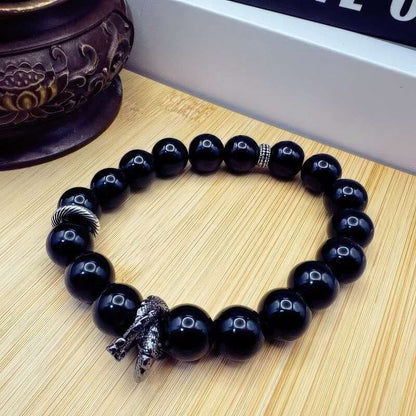 GalaxGraceChinese Ancient Style Black Bracelet Bestgift