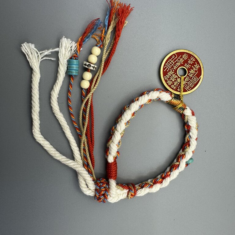 GalaxGrace Retro Mountain Ghost Coin Braided Bracelet Best Gift 2
