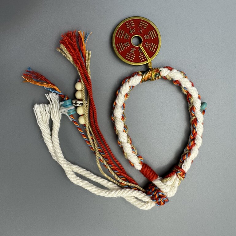 GalaxGrace Retro Mountain Ghost Coin Braided Bracelet Best Gift 3