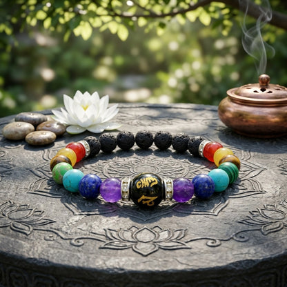 GalaxGrace African Turquoise Yoga Bracelet Best Gift 1