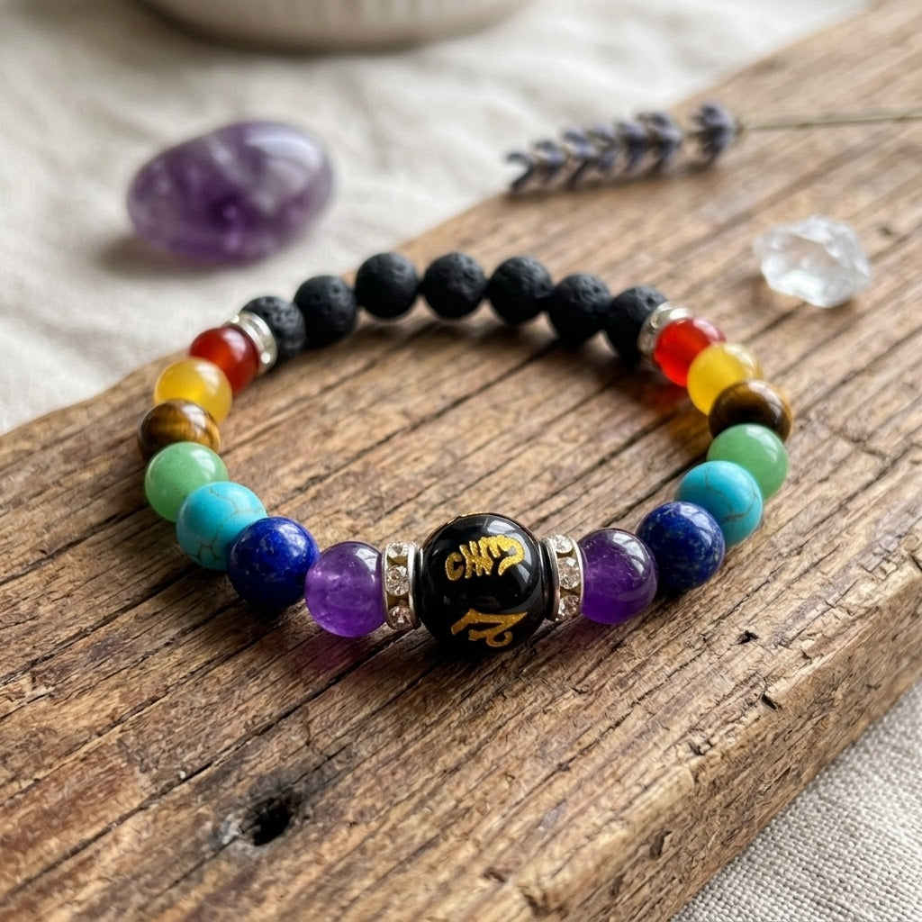 GalaxGrace African Turquoise Yoga Bracelet Best Gift 2