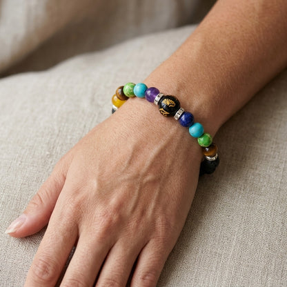 GalaxGrace African Turquoise Yoga Bracelet Best Gift 4
