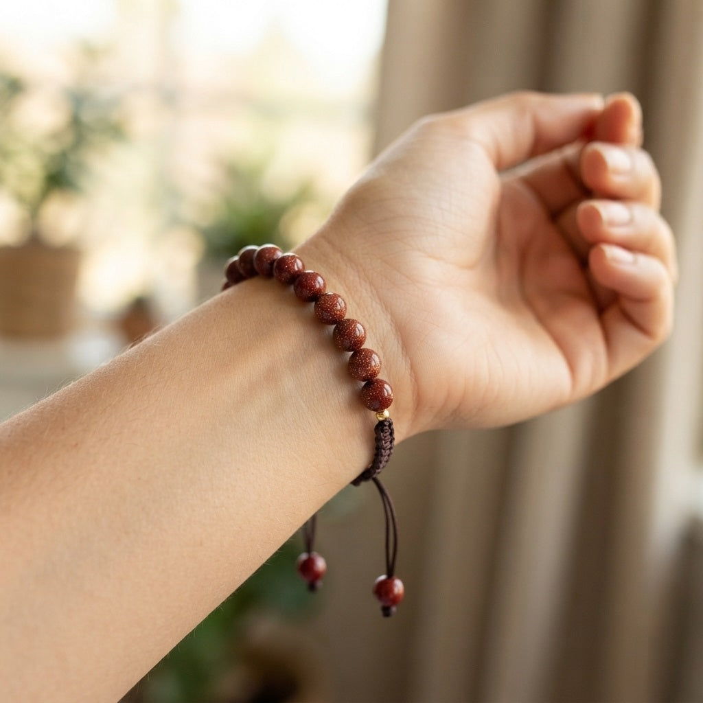 GalaxGrace Chinese Cinnabar Black String Bracelet Best Gift 5