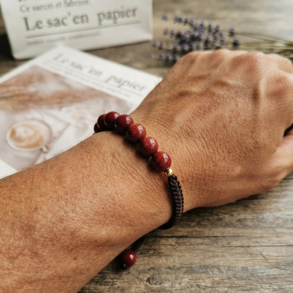 GalaxGrace Chinese Cinnabar Black String Bracelet Best Gift 6