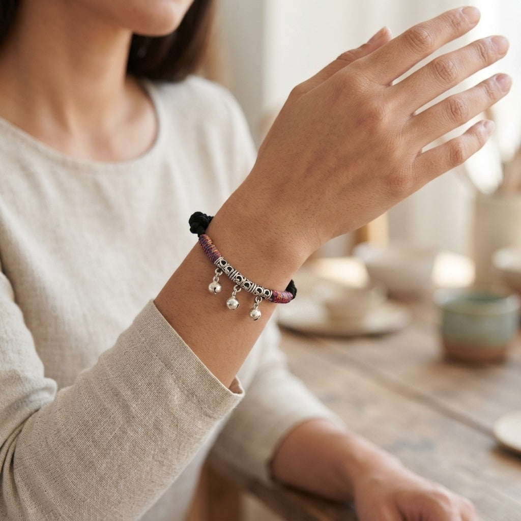 GalaxGrace Chinese Style Bell Bracelet Best Gift 3