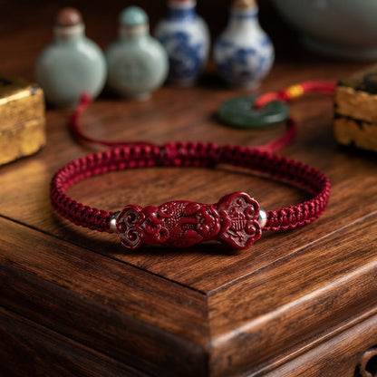 GalaxGrace Cinnabar Pixiu Red String Bracelet Zodiac Year Best Gift 11