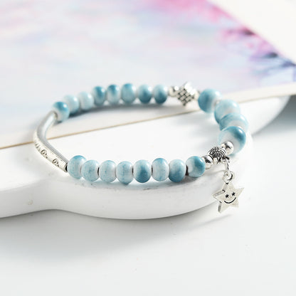 Ethnic Style Colorful Porcelain Bracelet - GalaxGrace Bestgift