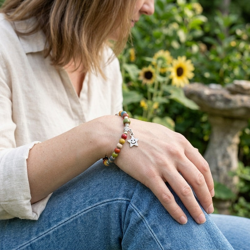 GalaxGrace Ethnic Style Colorful Porcelain Bracelet  Best Gift 3