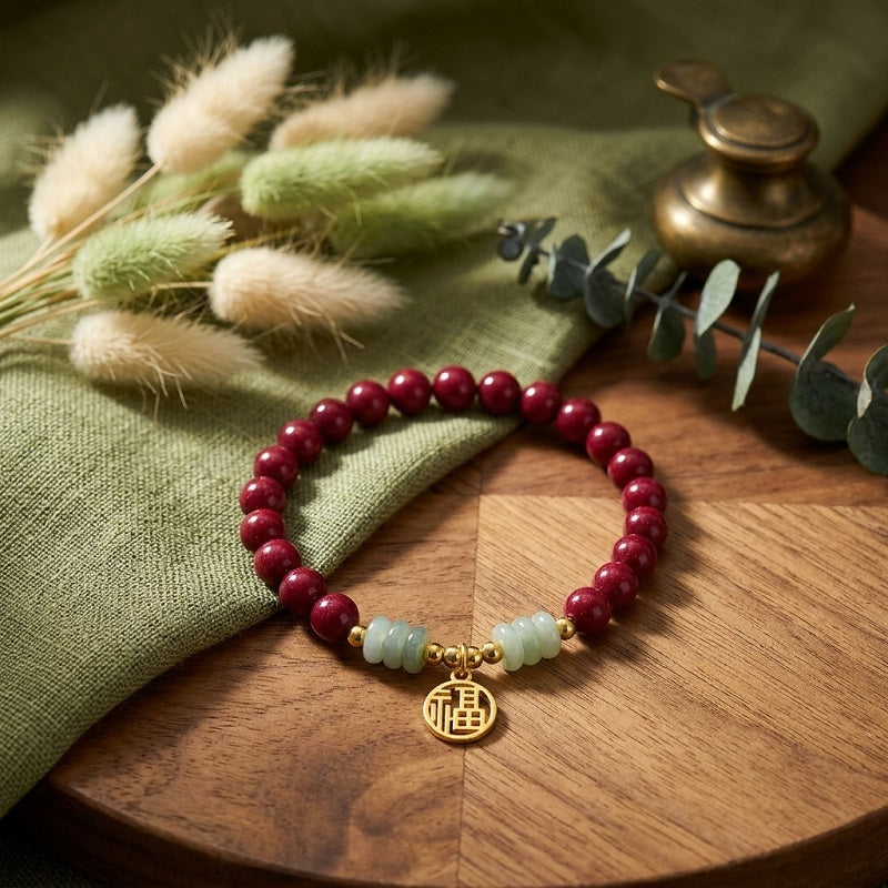 GalaxGrace Fortune Lucky Cinnabar Bracelet Zodiac Year Best Gift 3