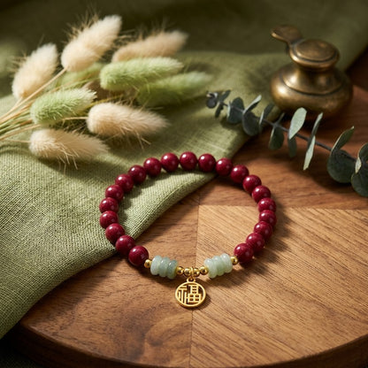 GalaxGrace Fortune Lucky Cinnabar Bracelet Zodiac Year Best Gift 3