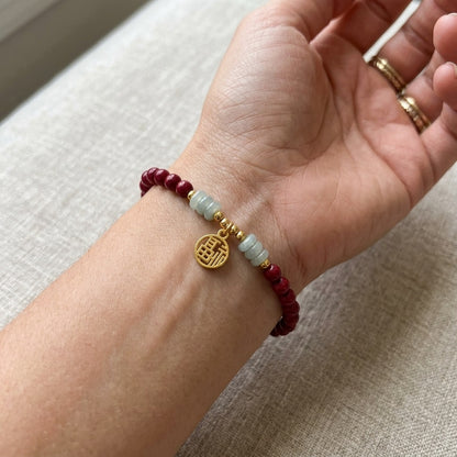 GalaxGrace Fortune Lucky Cinnabar Bracelet Zodiac Year Best Gift 6