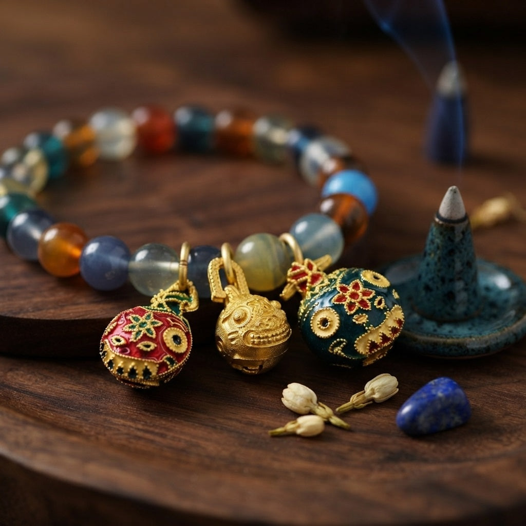 GalaxGrace Great Perfection Gold Swallowing Beast Sugar Heart Agate Bracelet Best Gift 1