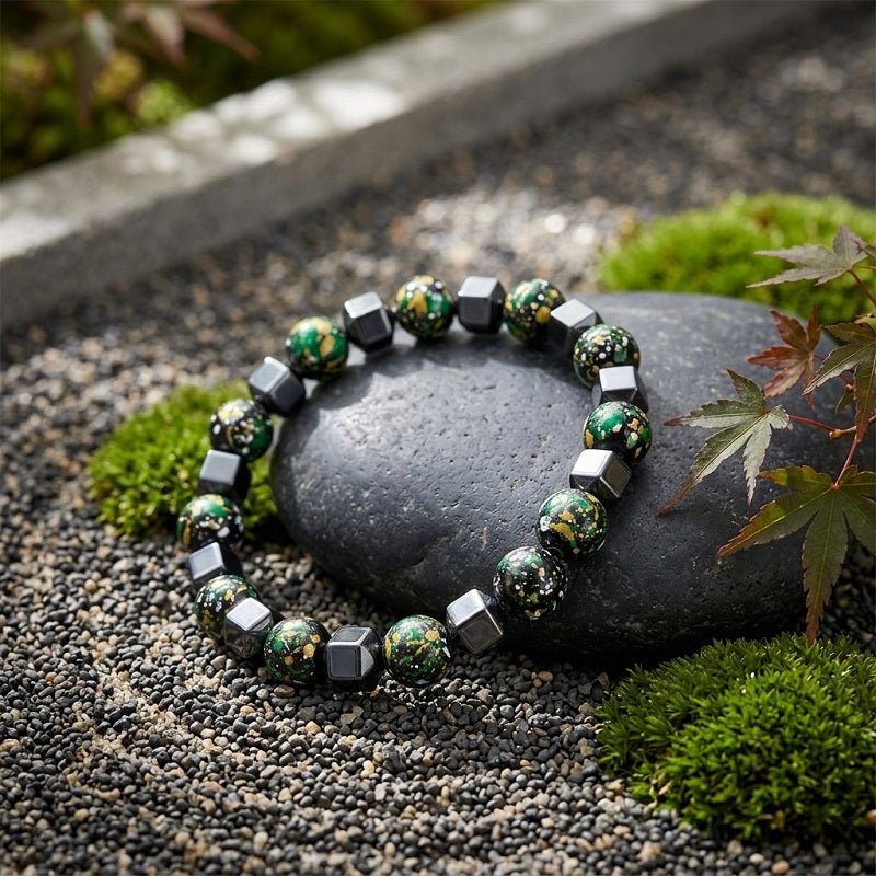 GalaxGrace Irregular Hematite Bracelet Best Gift