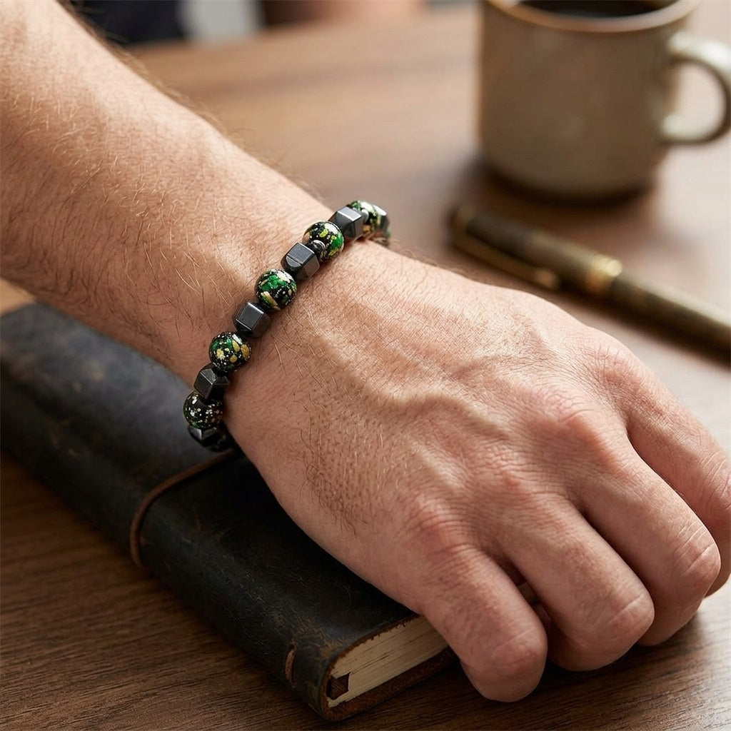 GalaxGrace Irregular Hematite Bracelet Best Gift 5