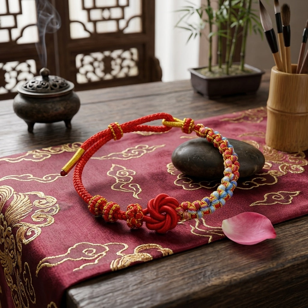 GalaxGrace Mandala Peach Blossom Knot Peace and Joy Bracelet Best Gift 2
