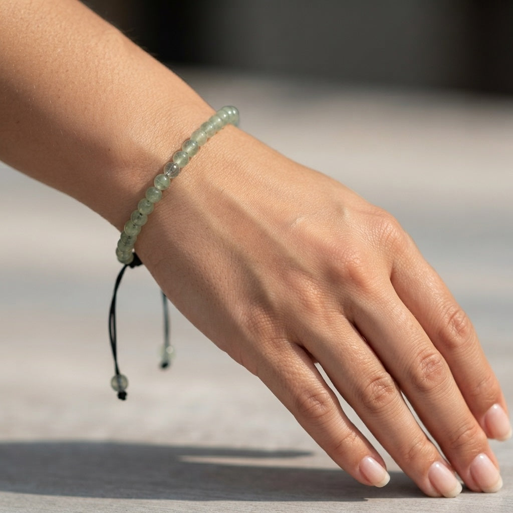 GalaxGrace Mini Natural Vintage Grape Jade Bracelet Extremely Thin Best Gift 6