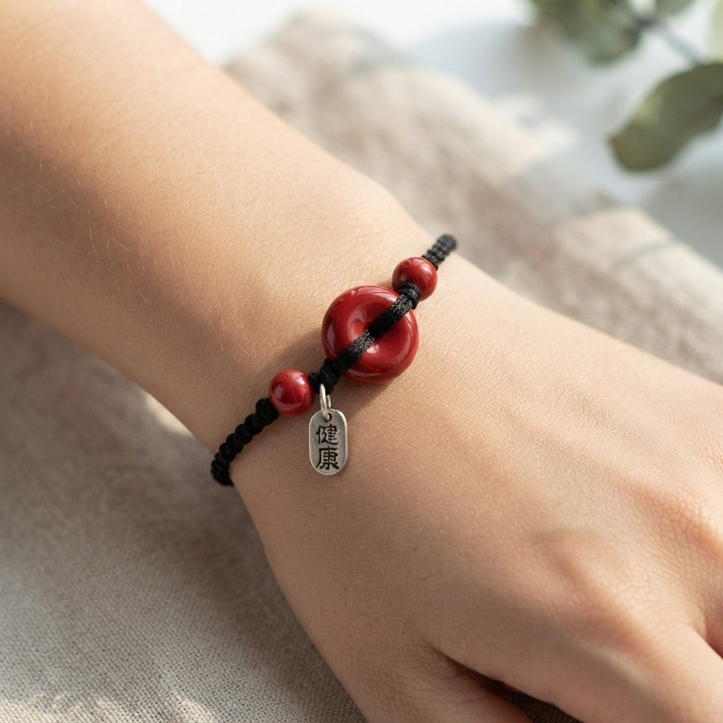 GalaxGrace Peace Buckle Cinnabar Red String Bracelet Zodiac Year Best Gift 7