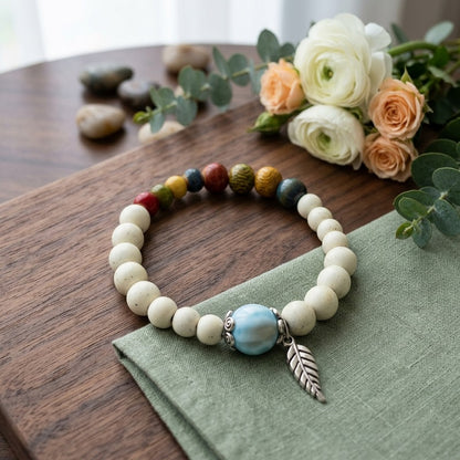 GalaxGrace Simple Versatile Chinese Style Retro Porcelain Bracelet Best Gift 1