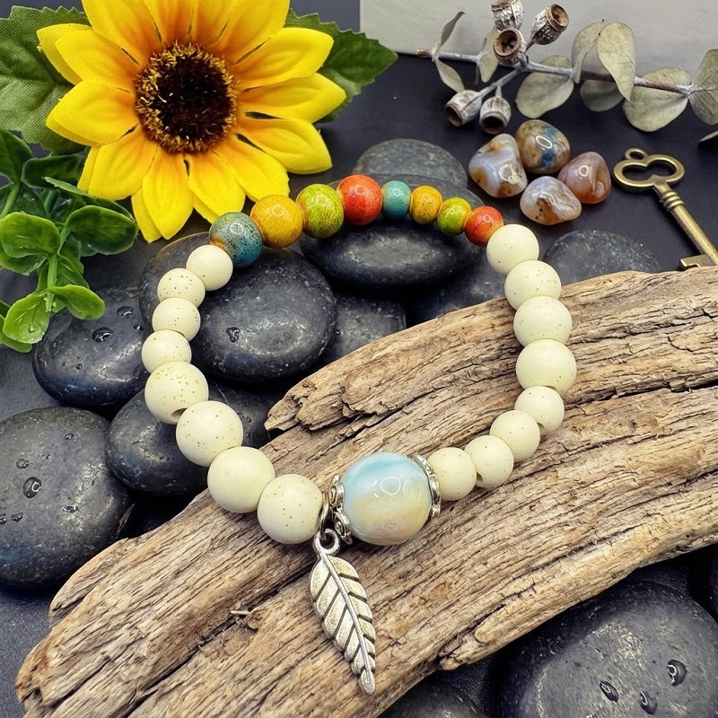 GalaxGrace Simple Versatile Chinese Style Retro Porcelain Bracelet Best Gift 2