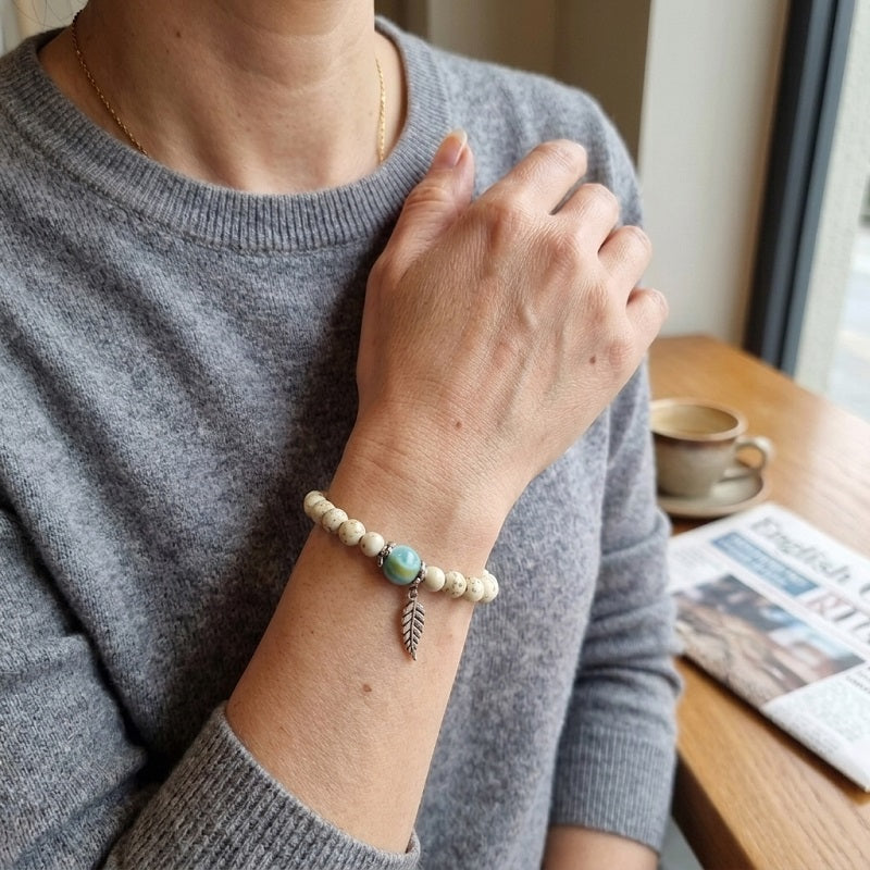 GalaxGrace Simple Versatile Chinese Style Retro Porcelain Bracelet Best Gift 5