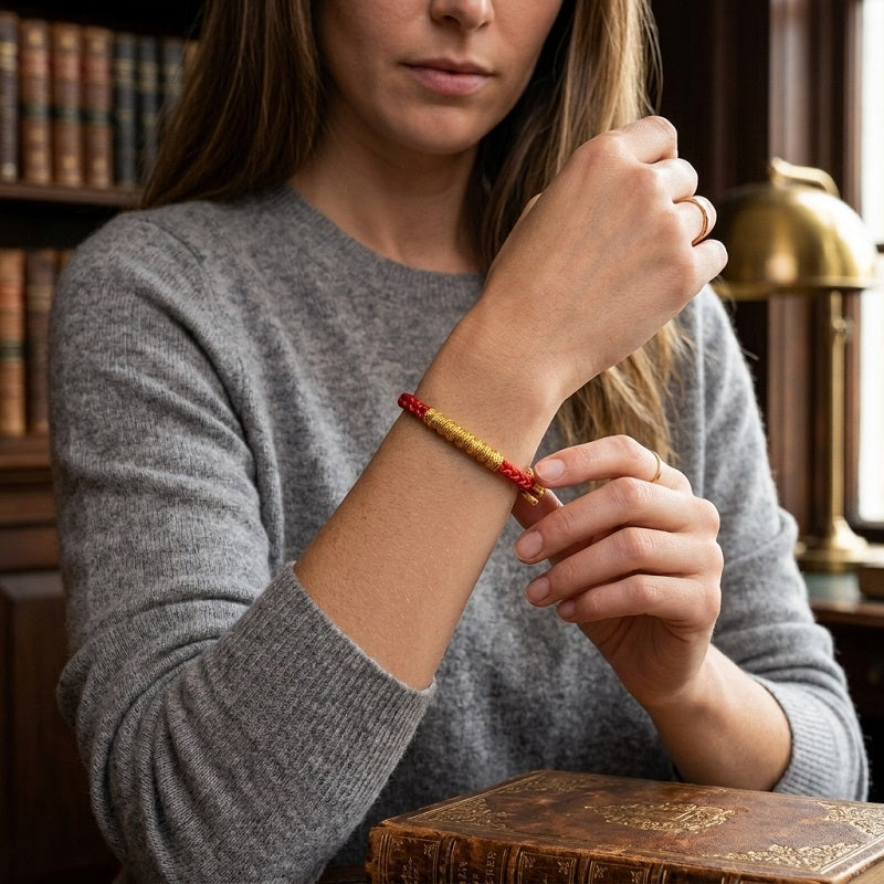 GalaxGrace Snake Luck and Fortune Red String Bracelet Best Gift 4