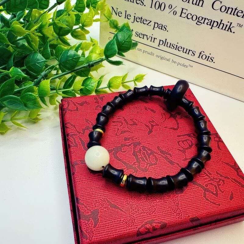 Steady Rise Bamboo Sandalwood Bracelet - GalaxGrace Bestgift