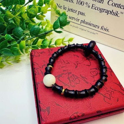 Steady Rise Bamboo Sandalwood Bracelet - GalaxGrace Bestgift