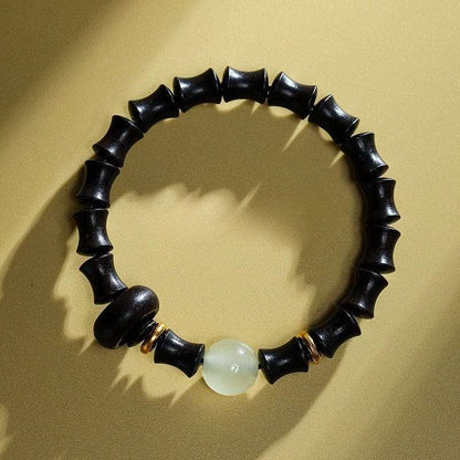 Steady Rise Bamboo Sandalwood Bracelet - GalaxGrace Bestgift