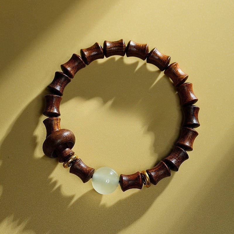 Steady Rise Bamboo Sandalwood Bracelet - GalaxGrace Bestgift
