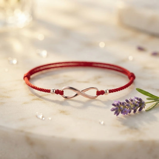 GalaxGrace Sterling Silver Good Luck Red String Bracelet Best Gift