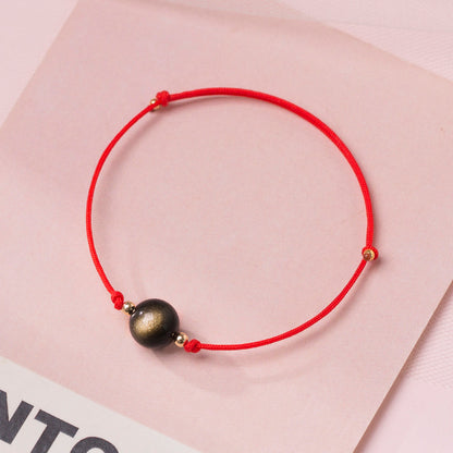 Crystal Bead Simple Lucky Bracelet - GalaxGrace Bestgift