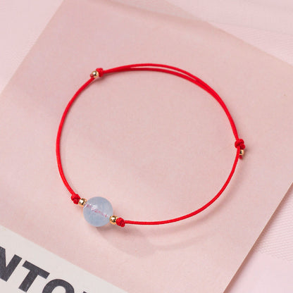 Crystal Bead Simple Lucky Bracelet - GalaxGrace