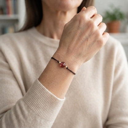 GalaxGrace Strawberry Crystal Black String Best Gift 5