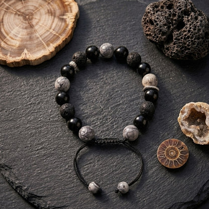 GalaxGrace Volcanic Stone Energy Bracelet Best Gift